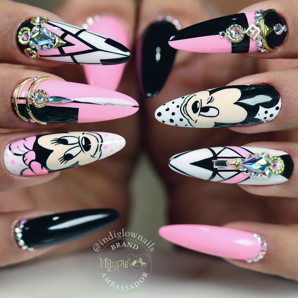 Cool Mickey Mouse Nails For Women