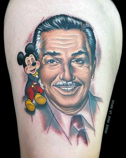 Cool Mickey Mouse Tattoos For Women