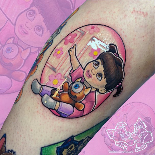 Cool Monsters Inc Tattoos For Women