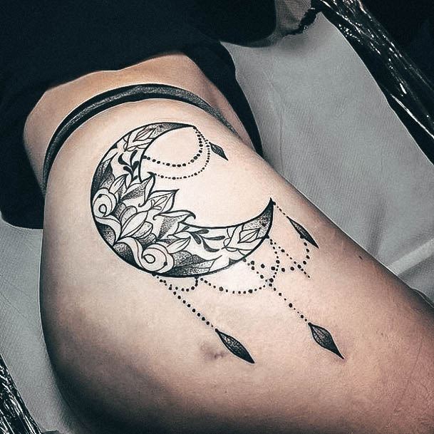 Cool Moon Tattoos For Women