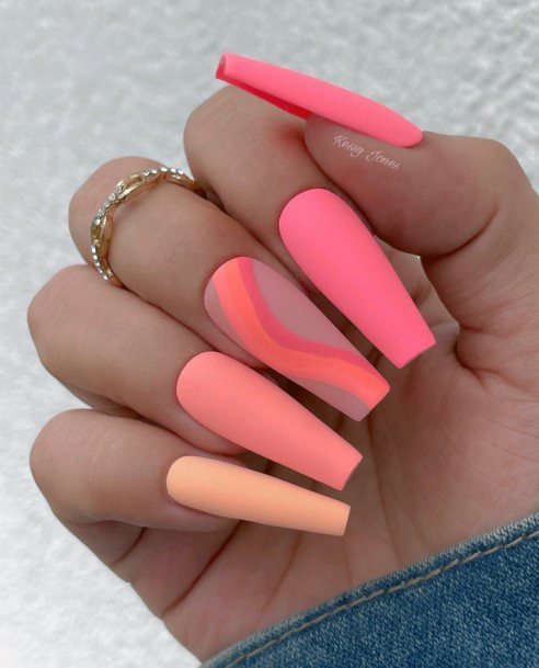 Cool Ombre Summer Nails For Women