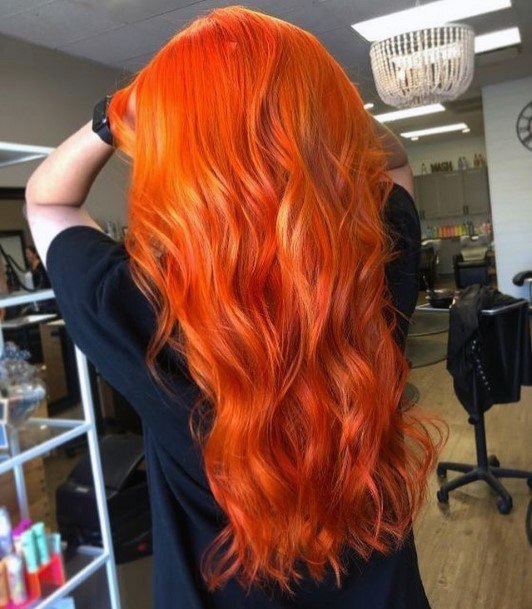 Cool Orange Hairstyless For Women