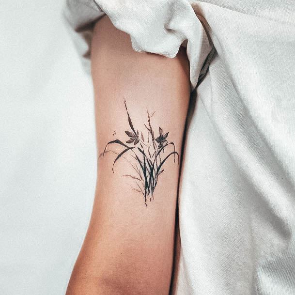 Cool Orchid Tattoos For Women