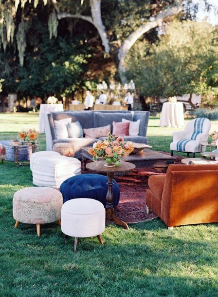 Cool Outdoor Wedding Furniture Ideas