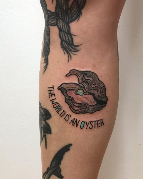 Cool Oyster Tattoos For Women