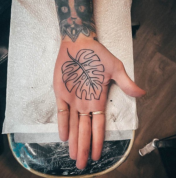 Cool Palm Tattoos For Women