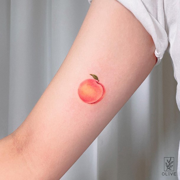 The Top 55 Peach Tattoo Ideas  2021 Inspiration Guide