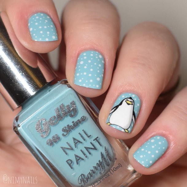 Cool Penguin Nails For Women