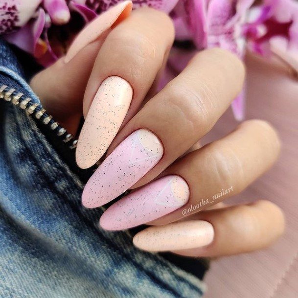 Cool Pink Ombre Nails For Women