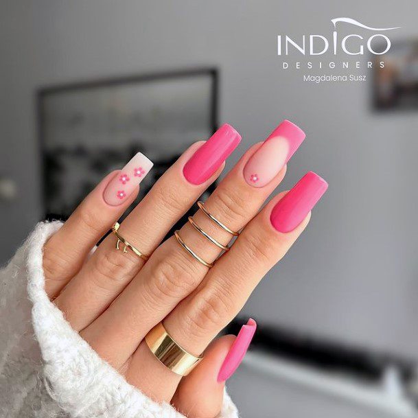 Cool Pink Summer Nails For Women