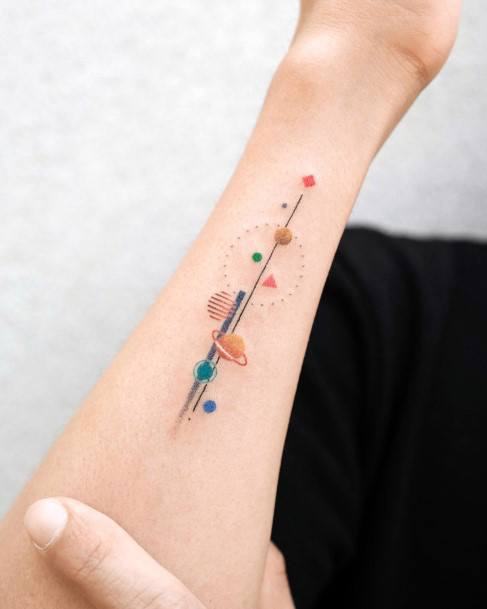 Cool Pluto Tattoos For Women