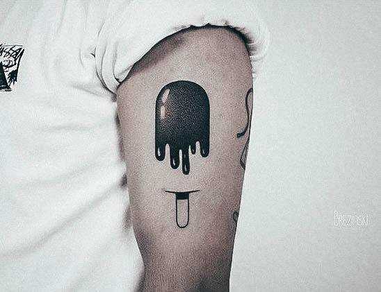 Cool Popsicle Tattoos For Women