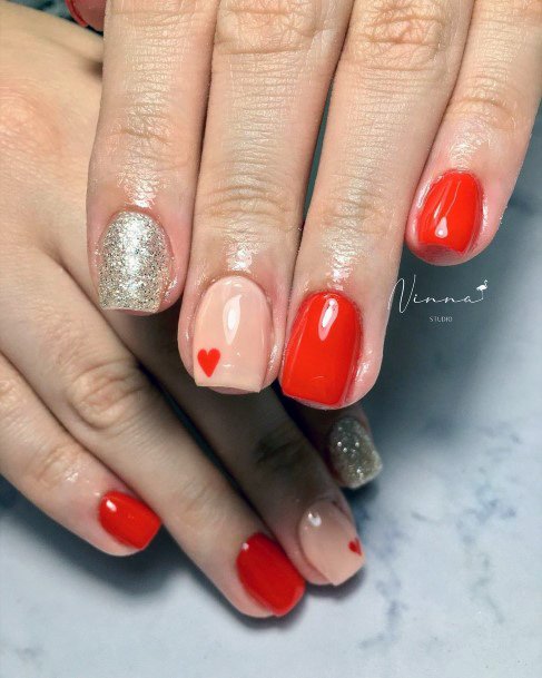 Cool Red Dress Nails For Women