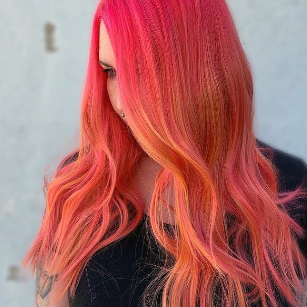 Cool Red Ombre Hairstyless For Women