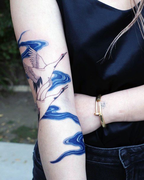 Cool River Tattoos For Women
