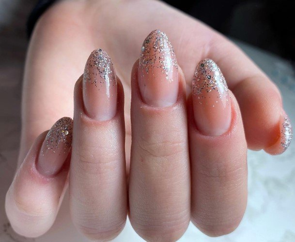 Cool Silver Ombre Nails For Women