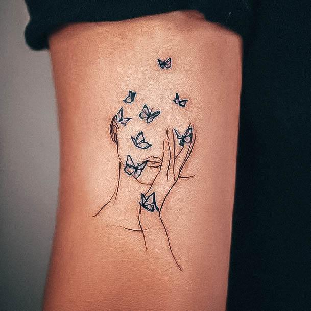 Cool Small Butterfly Tattoos For Women