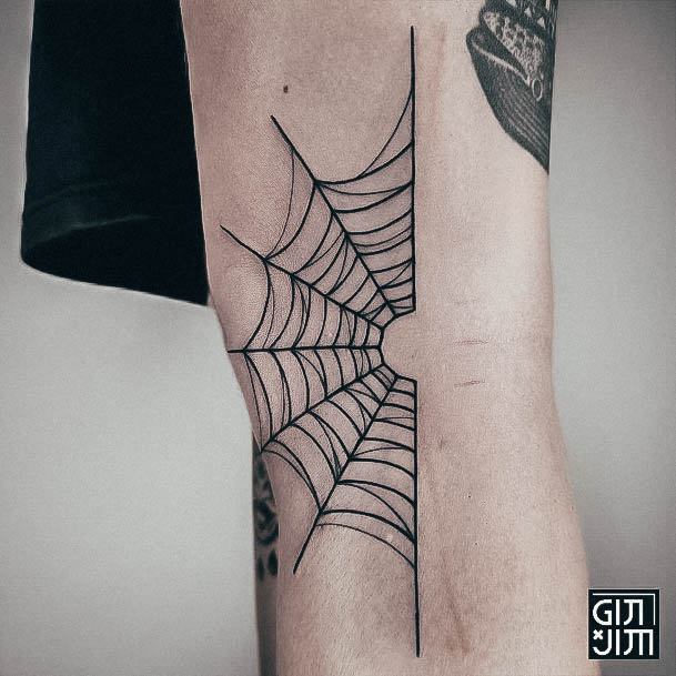 Cool Small Spider Web Tattoos For Women