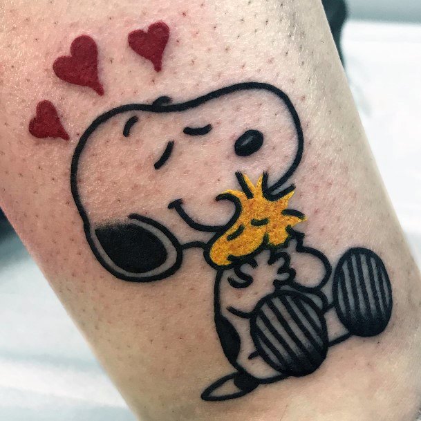 Cool Snoopy Tattoos For Women