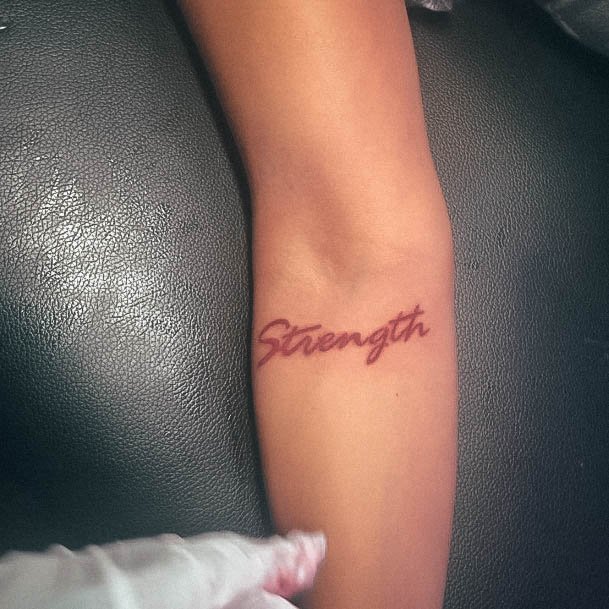 Cool Strength Tattoos For Women