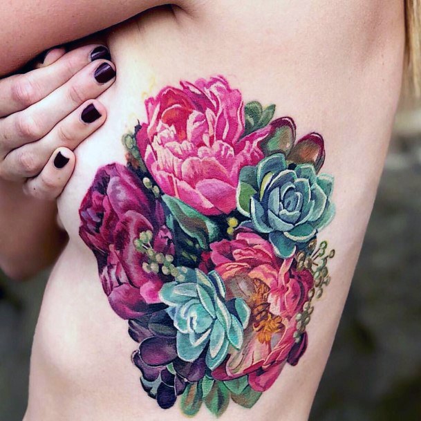 Cool Succulent Tattoos For Women