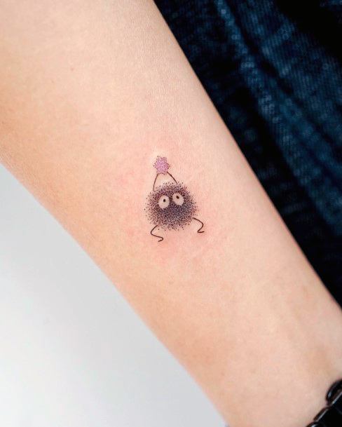 Cool Susuwatari Tattoos For Women