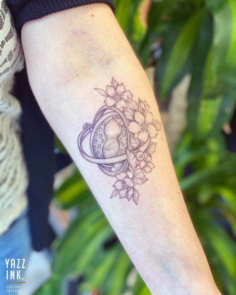 Cool Time Turner Tattoos For Women