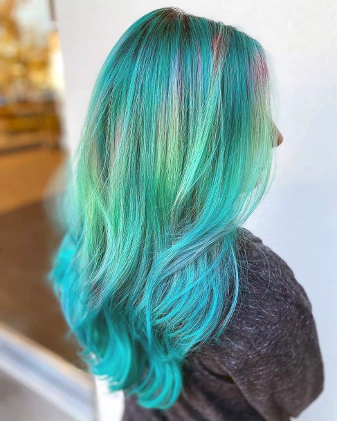 Cool Turquoise Hairstyless For Women