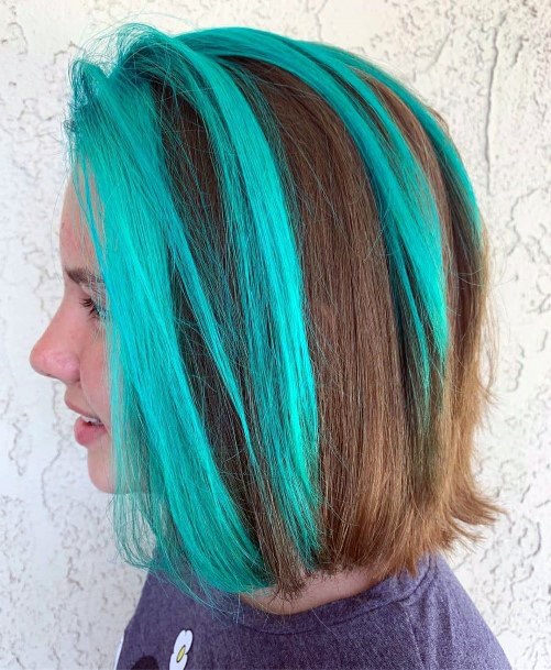 Cool Turquoise Ombre Hairstyless For Women