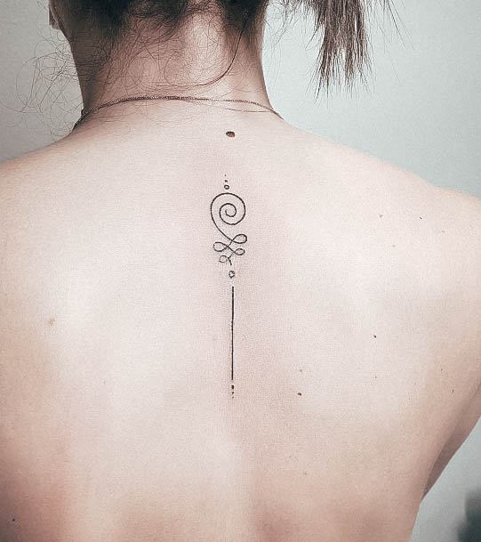 Cool Unalome Tattoos For Women