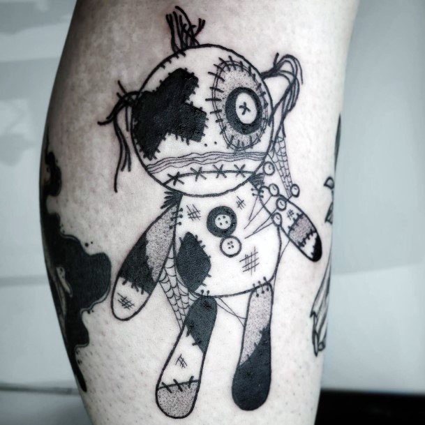 Cool Voodoo Doll Tattoos For Women