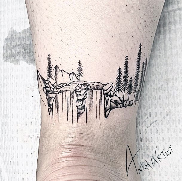 Cool Waterfall Tattoos For Women