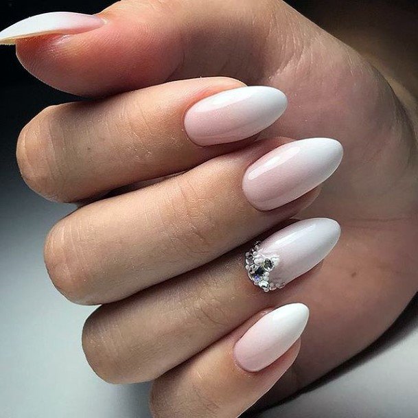 Cool White Prom Nails For Women