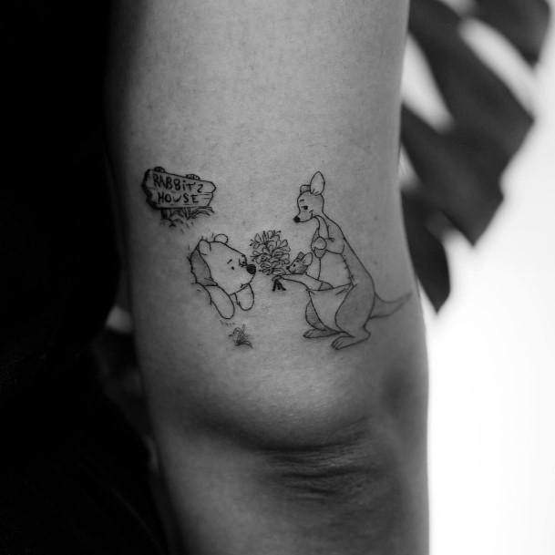 Cool Winnie The Pooh Tattoos For Women