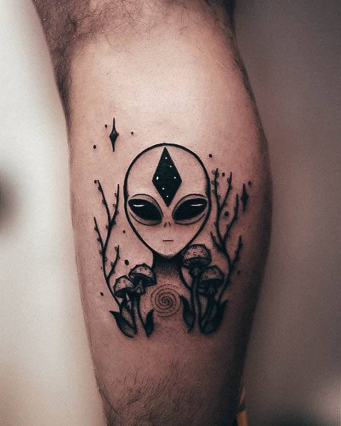 Coolest Females Alien Tattoo