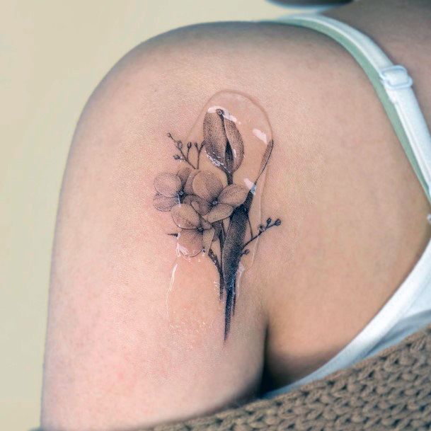 Coolest Females Babys Breath Tattoo