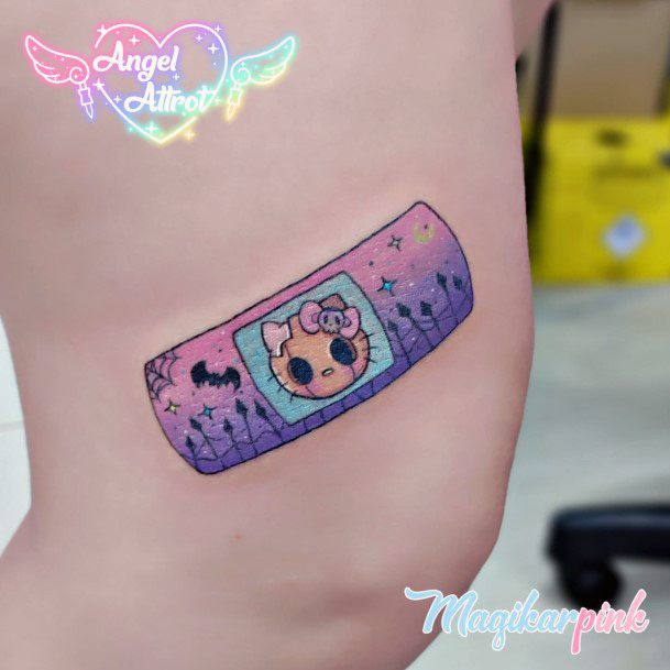 Coolest Females Bandaid Tattoo