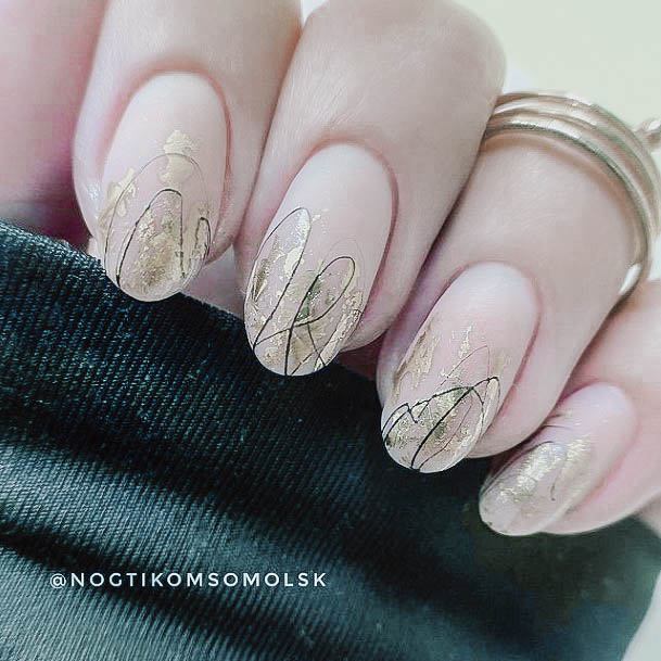 Coolest Females Beige Nail