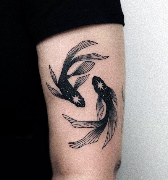 Coolest Females Betta Fish Tattoo