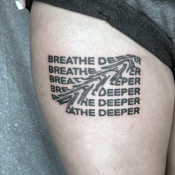 Coolest Females Breathe Tattoo