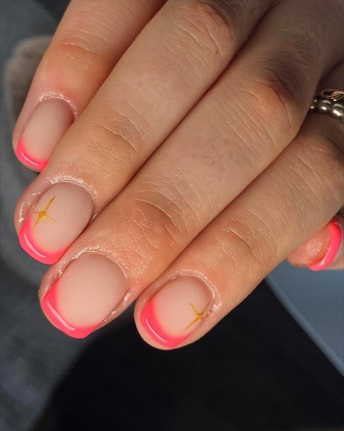 Coolest Females Bright Coral Nail