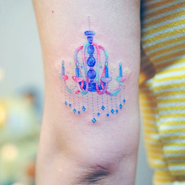 Coolest Females Candle Tattoo
