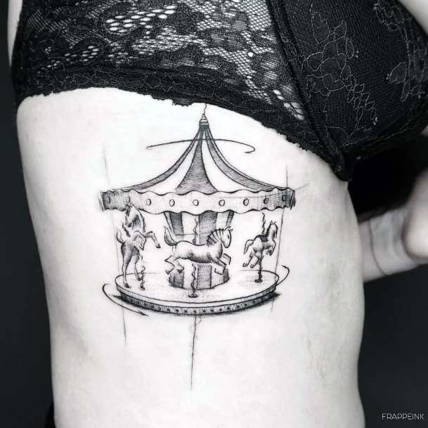 Coolest Females Carousel Tattoo