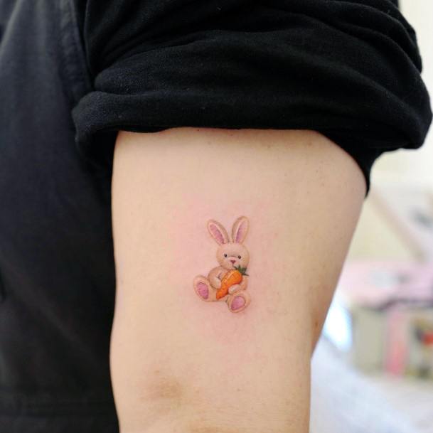 Coolest Females Carrot Tattoo