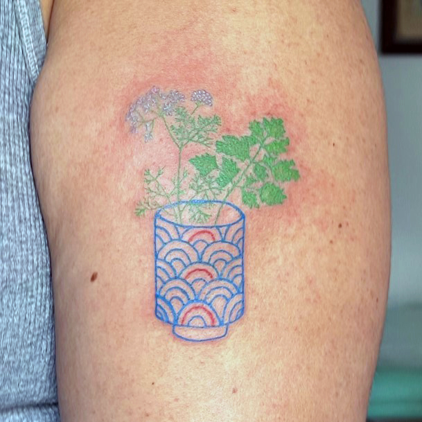 Coolest Females Coriander Tattoo