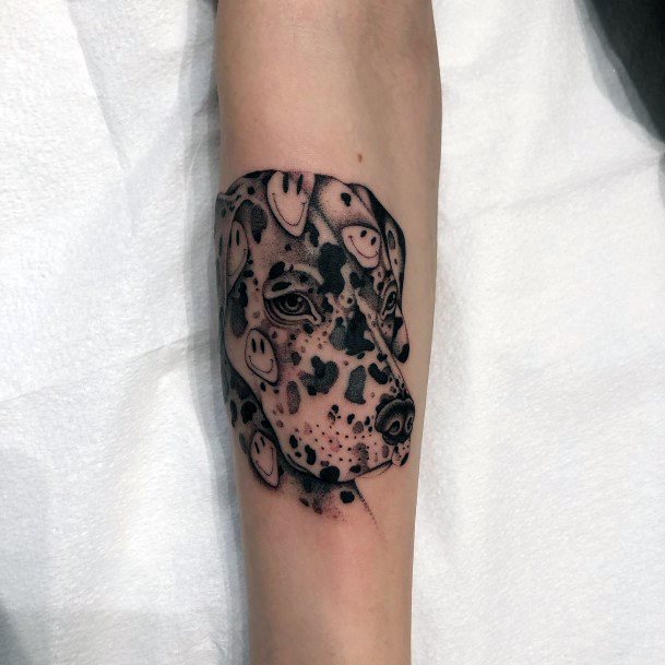 Coolest Females Dalmatian Tattoo