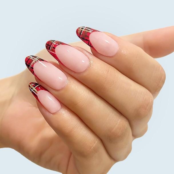 Coolest Females Deep Red Nail
