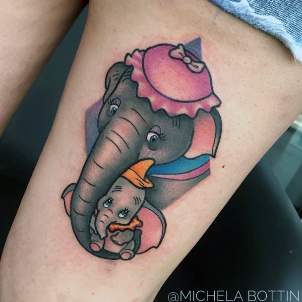 Coolest Females Dumbo Tattoo