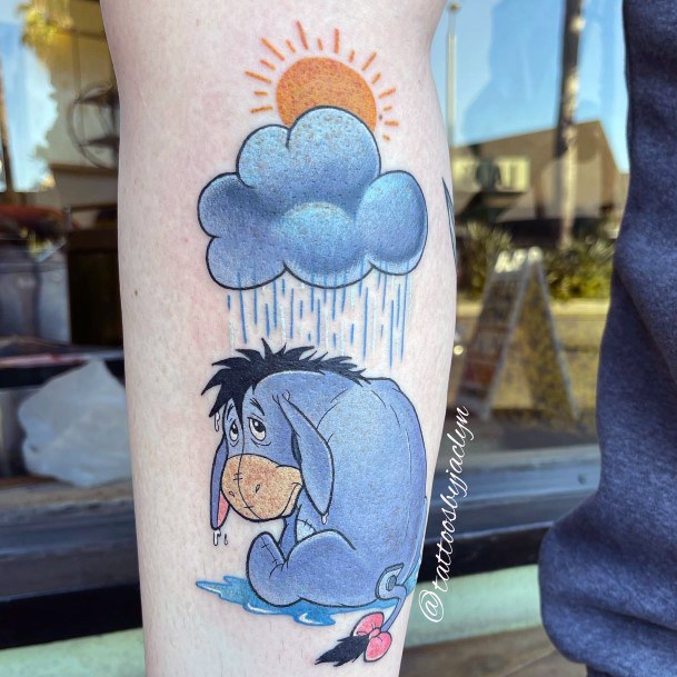 Coolest Females Eeyore Tattoo