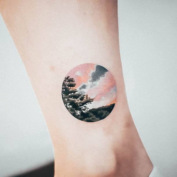 Coolest Females Forest Tattoo